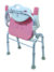 Folding Bath Chair - Pink - Image 2