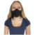 3 Layer Organic & Hypoallergenic Face Masks - Small - Black