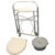 Economy Folding Wheeled Commode - Image 3