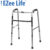 Folding Walker - Adult One Button - Foam Hand Grips