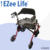 "Flip" Combo Rollator - Burgundy - Image 10