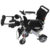 EZee Fold 3G Platinum Electric Wheelchair - 8" Rear Wheels - Image 3