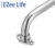 12" Chrome Knurled Grab Bar