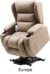 Europa Tilt & Recline Zero Gravity Lift Chair - Sandstone