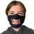 See-Thru Face Mask - Black (3 Pack)