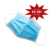 Protective 3 Ply Masks - 50 Masks/Box