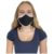 3 Layer Organic & Hypoallergenic Face Masks - Large - Black w/ White Trim